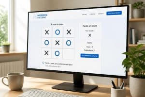 jouez gratuitement au jeu de morpion en ligne sur google, facile à prendre en main pour tous les âges et disponible sans téléchargement.